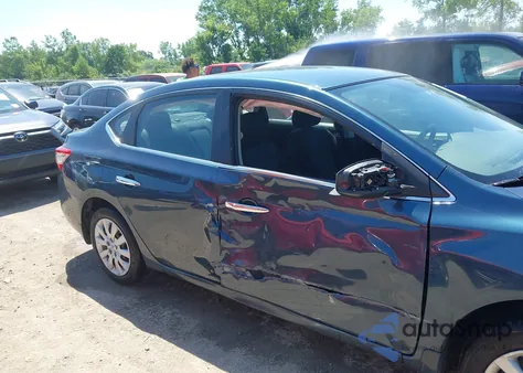 2015 Nissan Sentra Sv из США, поврежденный, VIN 3N1AB7AP2FY258217